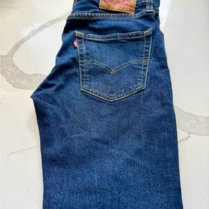 Levi's 502 taper fit jeans 28 x 30 medium-to-dark blue